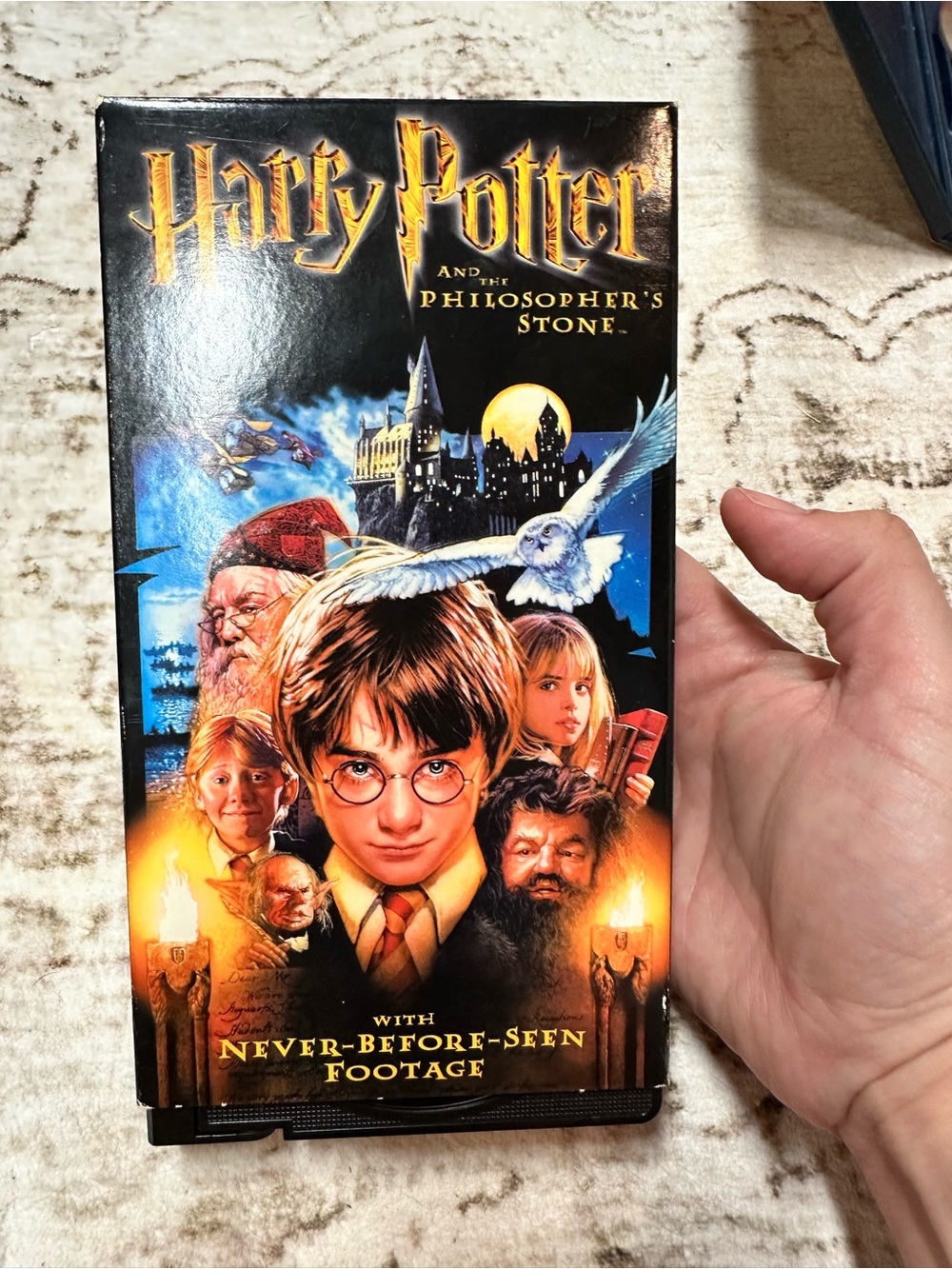 Harry Potter and the Philosopher's Stone VHS - Movie with Jacket Sleeve